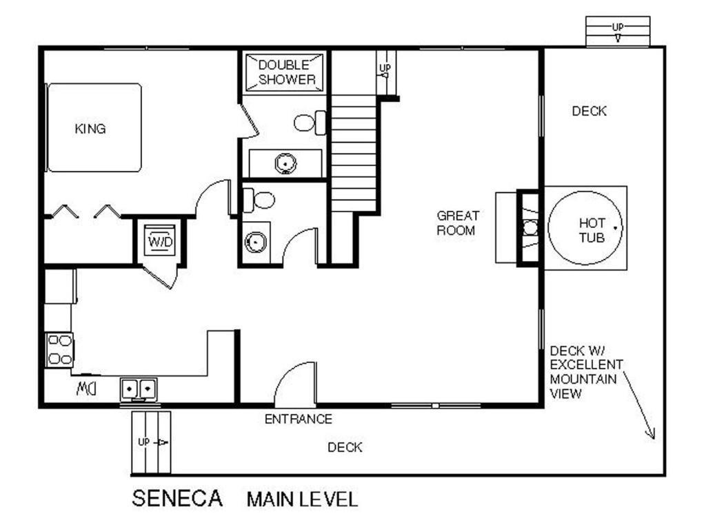 Seneca Villa Гетлинбург Екстериор снимка