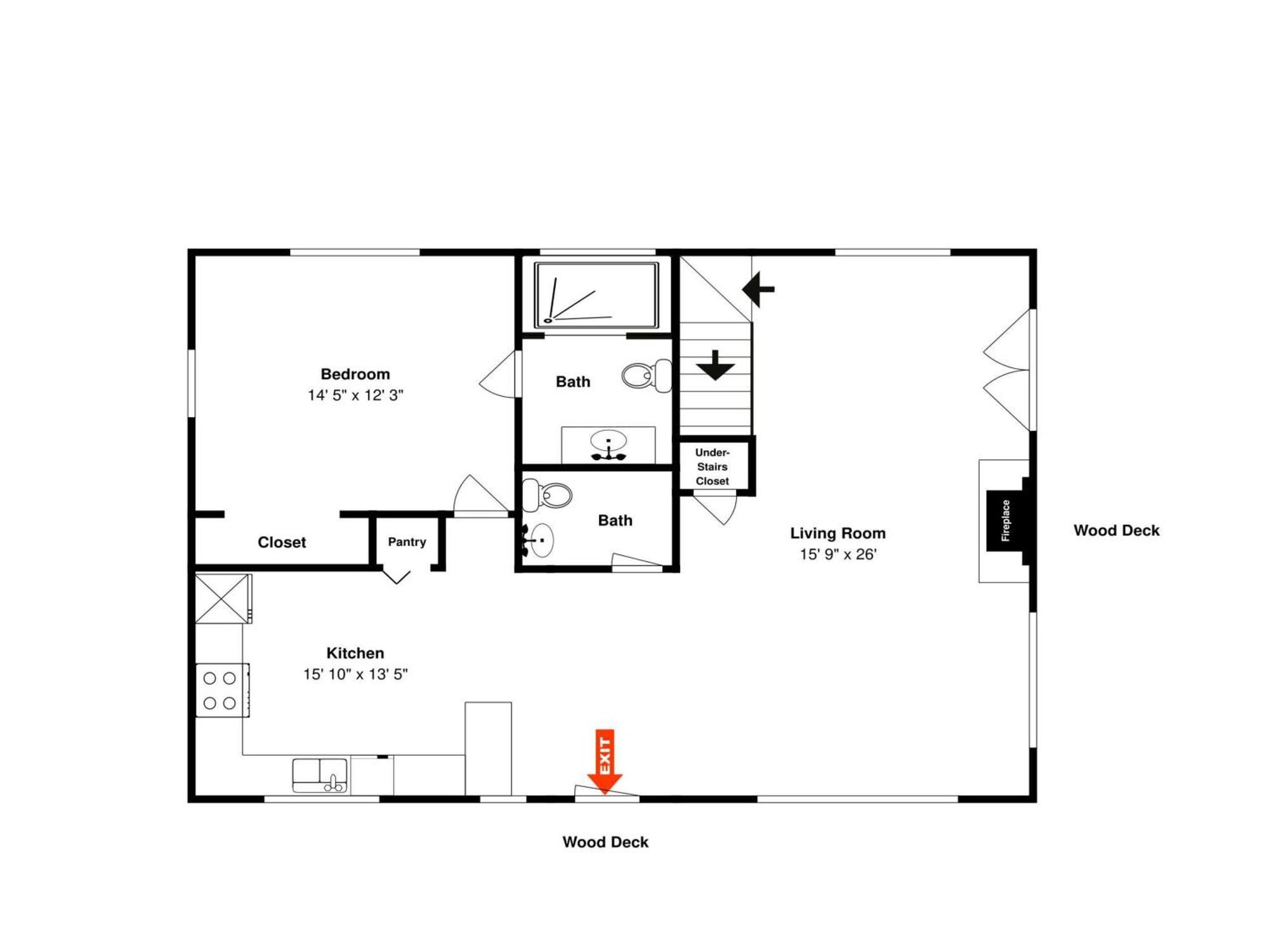 Seneca Villa Гетлинбург Екстериор снимка